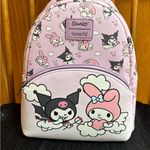 Lounge Fly NWT Sanrio Kuromi and My Melody mini Backpack purple purse bag Photo 4