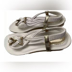 Henry Ferrera Women's LA Best White Slingback Sandals Size 7.5 Photo 4