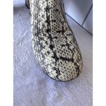 Cole Haan  Nitasha‎ Leather Ankle Boot Snake Print Embossed Heeled Bootie Sz 7B Photo 6