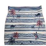 BCBG Maxazria Womens Stretch Bandage Pencil Bodycon Skirt‎ M Surfer Palm Mini Photo 1