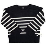 Kate Spade  NWT Size XL Black White Mariner Striped TWO PIECE Pajamas Lounge Set Photo 5