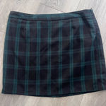 Gap  Black and Green Plaid Women's Mini Skirt 6 Photo 0