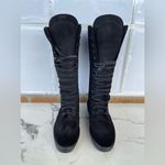 Tod's Gomminos combat moto style mid calf boots 6.5 Black Photo 1