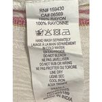 Elan  Long Sleeve Faux Wrap Romper White/Pink/Yellow Size Small EUC!!! Photo 4