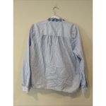 ZARA  Women Long Sleeve Top Stripped Stitched Eyelet Lace Design Size Large 2437 Photo 3