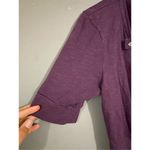 Sonoma  Lifestyle Purple 3/4 Sleeve Open Front Cotton Cardigan Size Small Photo 2