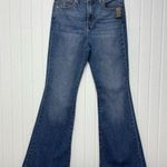 BCBGeneration HIGH RISE CURVY FLARE Blue Jeans size 7/28 New Photo 0