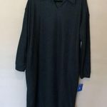 Mondetta long sleeve collar dress, green, L Photo 0