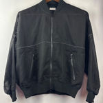 Brunello Cucinelli Women’s Small Black See Through Bomber Jacket Photo 0