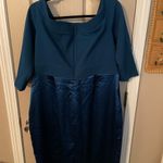 𝅺New York And Company Dress Dark Teal NWT​ Blue Size XL Photo 6