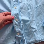 Xirena blue cotton boxy oversized button down shirt‎ Size L Photo 2