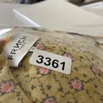 FRNCH Paris Yellow Floral Wrap Midi Dress S V-Neck Puff Sleeves Cinch Waist Tie Photo 9