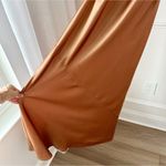 Show Me Your Mumu Tuscany Slip Maxi Dress in Copper Luxe Satin Size Medium Photo 6