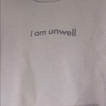 Barstool I AM UNWELL WOMENS PURPLE CREWNECK SWEATSHIRT  MEDIUM Photo 2