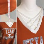 NWOT Small Texas Longhorns Ladies’ Crisscross Strappy Jersey Top Orange Photo 7