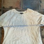 Vince Cream Jacquard Cuff Sleeve Sweatshirt Sz Small Photo 5