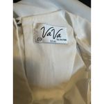 Vava by Joy Han White Ruffle Tank Blouse, , Sz: Small #3 Photo 3