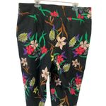 Worthington  Women's Black Floral Capri Shorts Photo 1