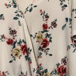Lola Grace white floral wrap top size M Size M Photo 1