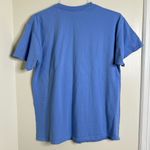 My dog likes me T Shirt NO SIZE Approx Size XL Women’s or medium men’s Blue Photo 2