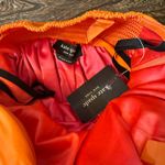 Kate Spade  Twist Bodice Colorblock Dress Pink Orange 0 Strapless Photo 7