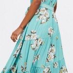Free People  All I Got Floral Printed Maxi Dress 0 XS Blue Photo 1