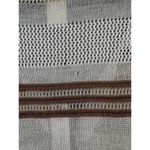 Chico's NWD Tan & White Loose Knit Pullover Tassel Tie Swim Suit Coverup US Large Photo 8