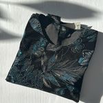 Elementz Vintage  Velour Sparkly Top Women’s XL new Photo 1