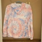 Simply Southern Simply Southern Peach Swirl Tie Dye Hoodie Pullover Size small Photo 1