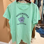 Life is Good Vaccinated and Caffeinated XL Photo 0