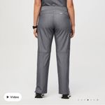 FIGS  Kade Cargo Scrub Pants Straight Leg 4 Pocket Graphite Gray Large Petite Photo 1