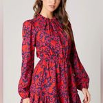 Sugar Lips SUGAR-LIPS Mira Mar Floral Balloon Sleeve Dress M style number STD12970A Photo 0