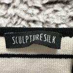 SculptureSilk‎ Silk Blend Striped V Photo 4