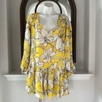 Walter Baker  Lilith Floral Long Sleeve Dress in Hibiscus Sun Size L, NWT $268 Photo 8