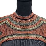 Free People Snow Bunny Embroidered Swing Top Women's Size Small Photo 1