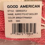 Good American NWT Always Fits Shoulder One-Piece Swimsuit in Bright Pink Photo 7