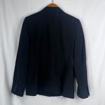 Petite Sophisticate Stretch 96% Wool Black Basic Blazer Single Breasted Sz 8/MD Photo 1