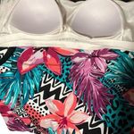 Maxine of Hollywood FLORAL BUILT IN BRA RUFFLE BOTTOM ADJUSTABLE STRAPS COME OFF Photo 7