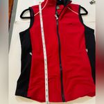 Ralph Lauren Lauren Active Red & Black Zip-Up Vest Size M Golf Active Preppy Photo 6