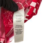 Chico's Chico’s Striped Variety East West Top Red White Oversized Short Sleeve US Small Photo 5