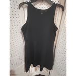 NWT GapFit Black Active Tank Dress Built in Shelf Bra Moisture Wicking Large Photo 5