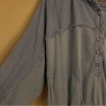 FREE PEOPLE‎ MOVEMENT Windy Meadow Hoodie Blue Photo 2