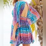 Jessica Simpson Multicolor Cutout Swimsuit Coverup Size M Photo 2