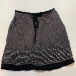 Promod Black and White Bubble Mini Skirt Size 8 Photo 0