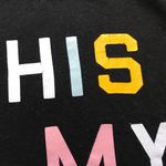 Victoria's Secret  "This is‎ my Brunch Shirt" Multicolored Graphic Sleep Shirt S Photo 4