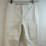 Signature Studio  The Best Jegging Cropped Length Pants Women's Size 4 White Photo 2
