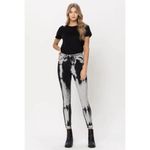 Vervet Haylie High Rise Skinny Ankle Black Gray Tie Dye Jeans Size 29 NWT Photo 10