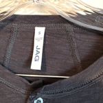 Jag jeans Jag Blue Gray Popover‎ Henley Hi Low Top Photo 1