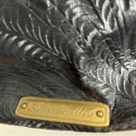 American West Black Western Handbag Shoulder Bag Hair on Hide Leather Adjustable Photo 5