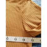 Madewell  Long Sleeve Lightweight Ribbed Knit Turtleneck Style AE028 Toffee Sz S Photo 2